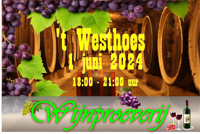 Wijnproeverij op 1 juni ’24